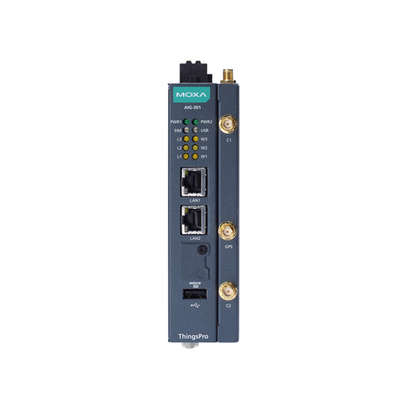 MOXA AIG-301-US-AZU-LX Advanced IIoT Gateway