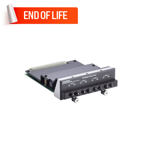 MOXA DA-FX04-MM-ST-T Fiber Ethernet Expansion Module
