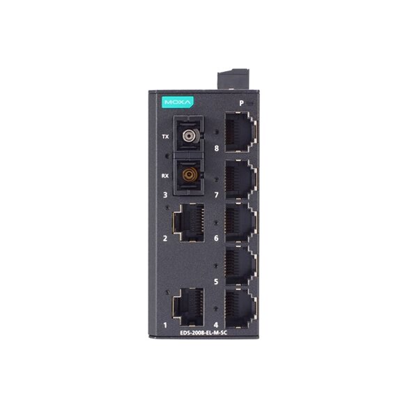 MOXA EDS-2008-EL-M-SC Unmanaged Ethernet Switches