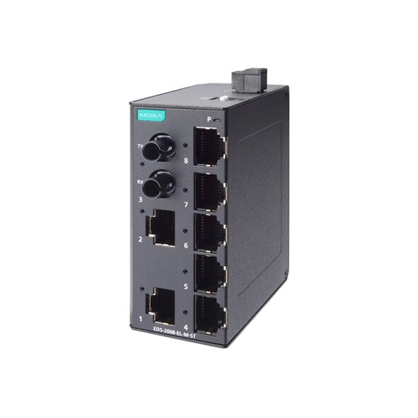 MOXA EDS-2008-EL-M-ST Unmanaged Ethernet Switches