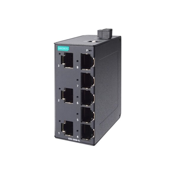MOXA EDS-2008-EL Unmanaged Ethernet Switches