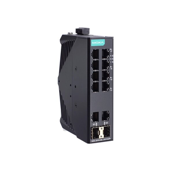 MOXA EDS-2010-ML-2GTXSFP-T Unmanaged Ethernet Switch