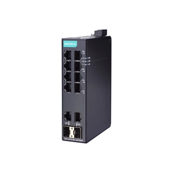 MOXA EDS-2010-ML-2GTXSFP-T Unmanaged Ethernet Switch