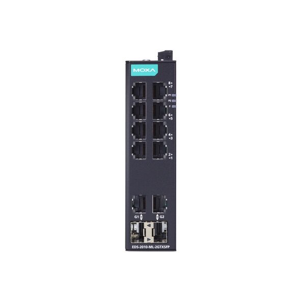 MOXA EDS-2010-ML-2GTXSFP Unmanaged Ethernet Switch