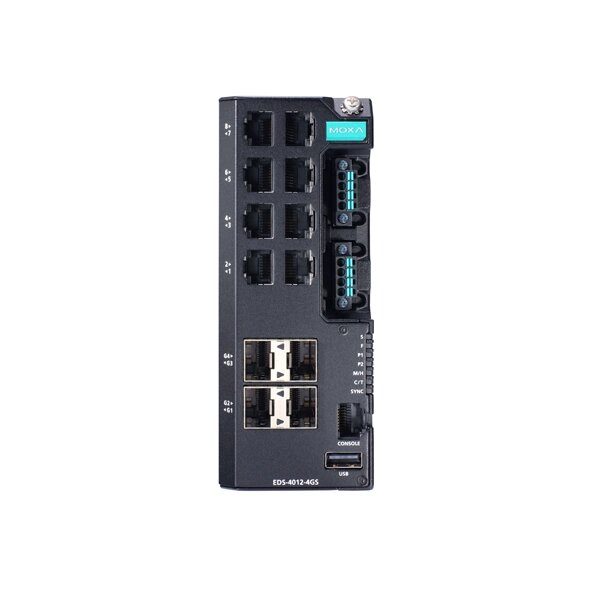 MOXA EDS-4012-4GS-HV-T Managed Ethernet Switch