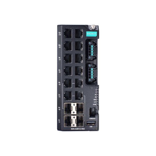 MOXA EDS-G4012-4GC-LV-T Managed Ethernet Switch