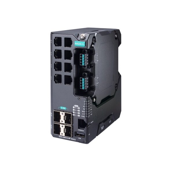 MOXA EDS-G4012-8P-4QGS-LVA Managed Ethernet Switch