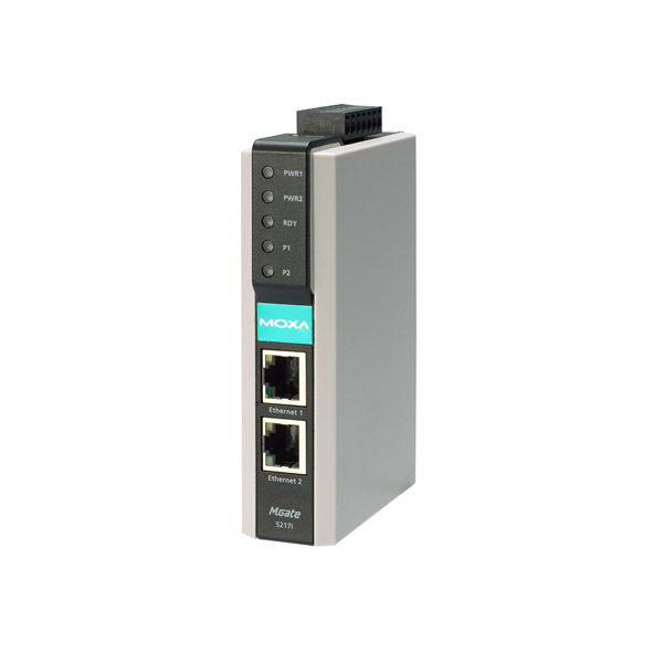 MOXA MGate 5217I-1200-T Modbus RTU/ASCII/TCP to BACnet/IP Gateway