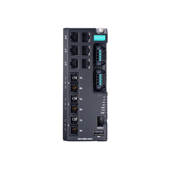MOXA EDS-4009-3MSC-LV Managed Ethernet Switch