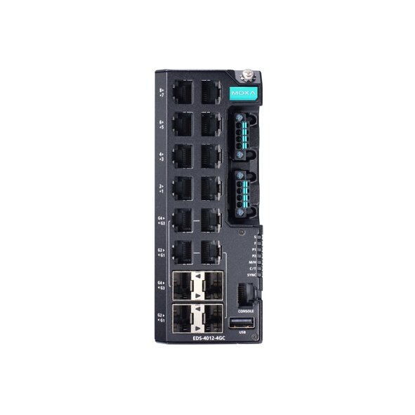 MOXA EDS-4012-4GC-HV-T Managed Ethernet Switch