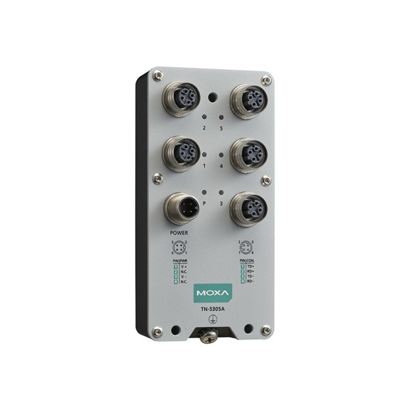 MOXA TN-5305A-WV-CT-T Unmanaged Ethernet Switch
