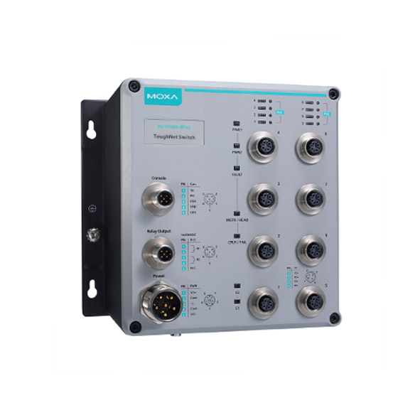 MOXA TN-5508A-8PoE-WV-CT-T Managed Ethernet Switch