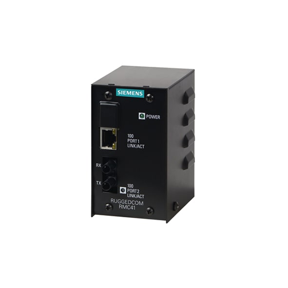 SIEMENS RUGGEDCOM RMC41 Ethernet Switch and Media Converter