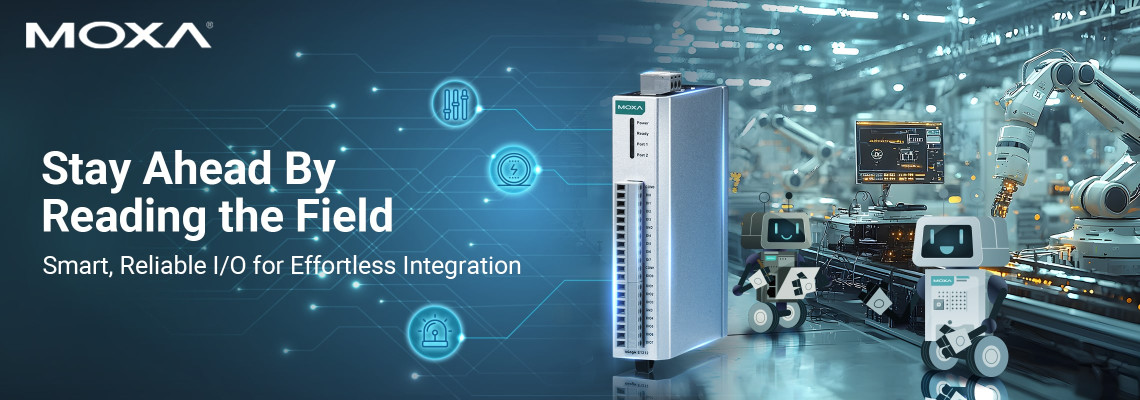 Real-Time Data Monitoring, Powered by Moxa Remote I/O