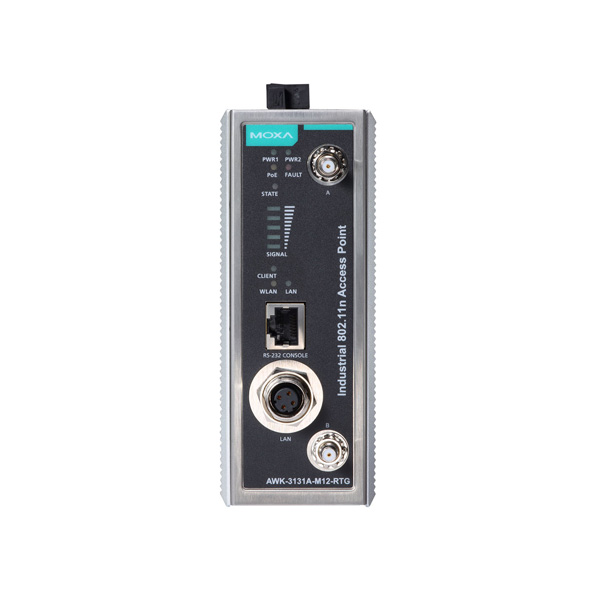 MOXA AWK-3131A-M12-RTG-US-CT-T Wireless Access Point