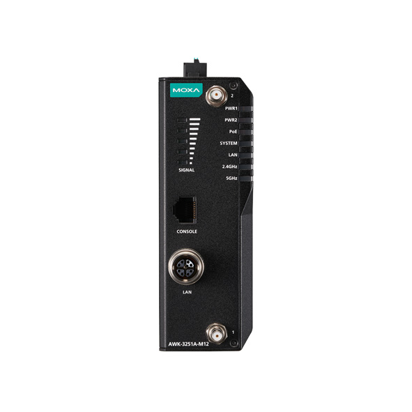 MOXA AWK-3251A-M12-RCC-US-CT-T Wireless AP/Client