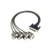 MOXA CBL-M44M9x4-50 Serial Cable MOXA CBL-M44M9x4-50 Serial Cable