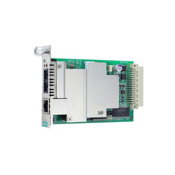MOXA CSM-400-1214 slide-in Ethernet-to-Fiber Media Converter