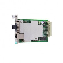 MOXA CSM-400-1225-T slide-in Ethernet-to-Fiber Media Converter