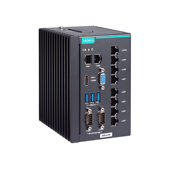 MOXA DRP-A100-E4-8L-T Industrial Computer