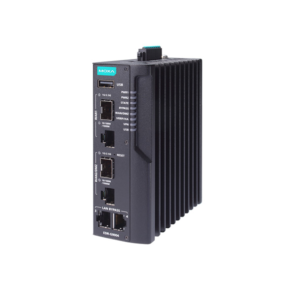 MOXA EDR-G9004-VPN-2MGTXSFP Industrial Secure Router