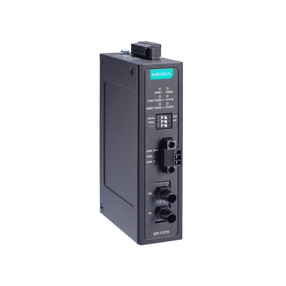 MOXA ICF-1171I-S-ST-T CANbus to Fiber Converter