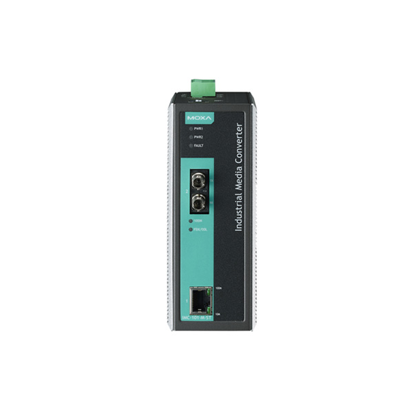 MOXA IMC-101-M-ST-T-IEX Ethernet to Fiber Converter