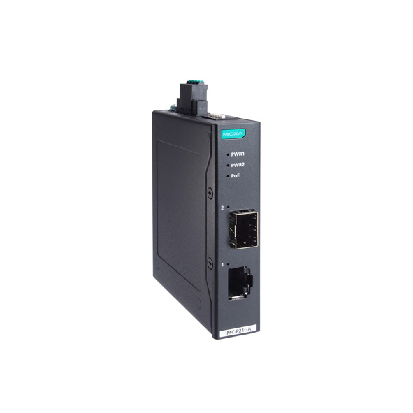 MOXA IMC-P21GA-G2 Ethernet to Fiber Converter