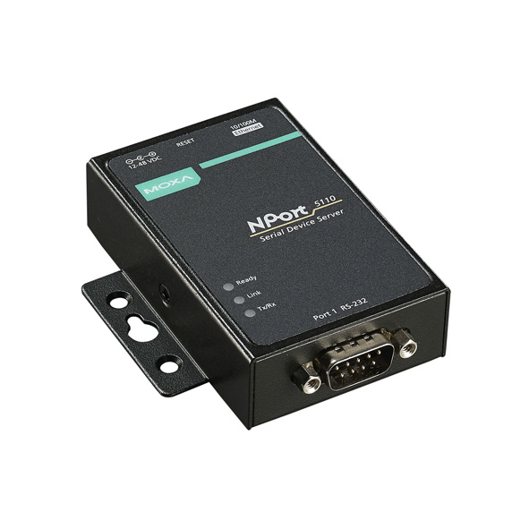 MOXA NPort 5110 w/o Adapter Serial to Ethernet Device Server