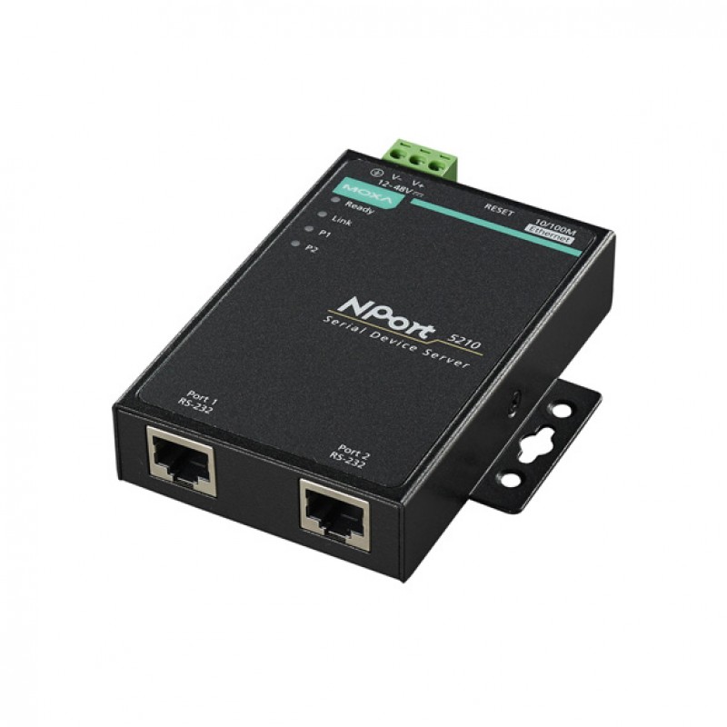 MOXA NPort 5210 w/o Adapter Serial to Ethernet Device Server