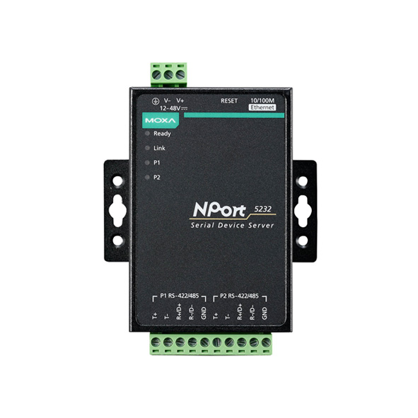 MOXA NPort 5232 w/o Adapter Serial to Ethernet Device Server
