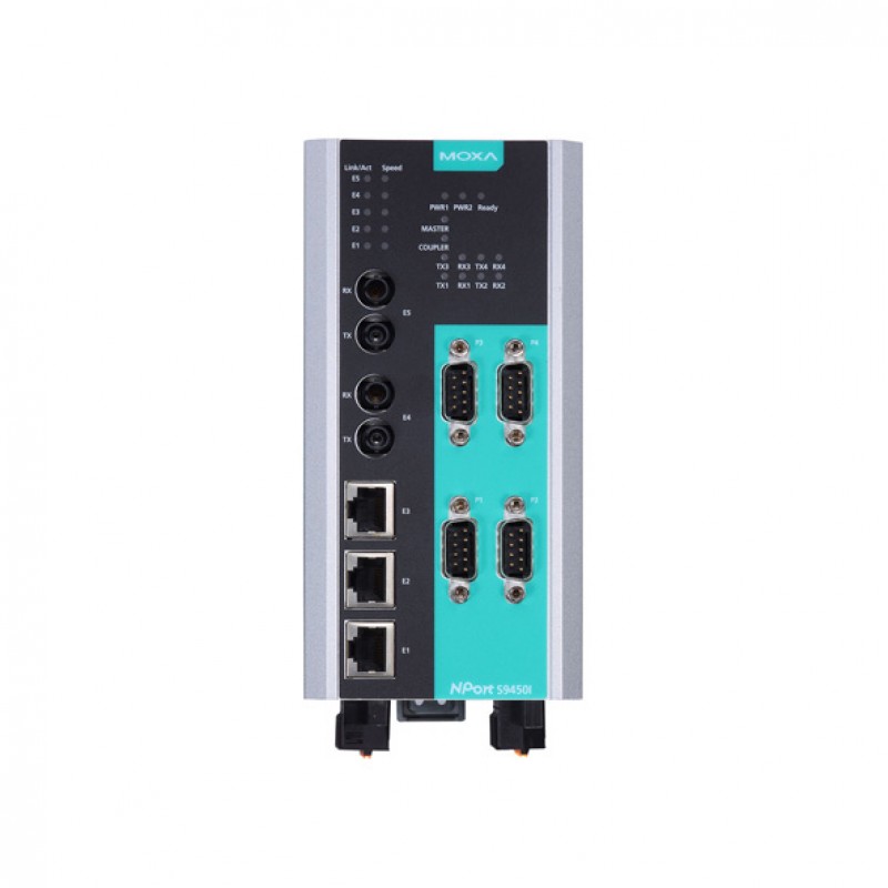 MOXA NPort S9450I-2M-ST-HV-T Serial to Ethernet Device Server