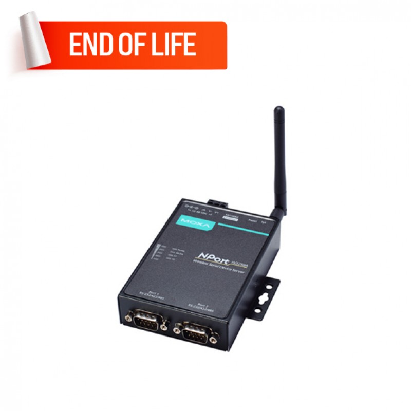 MOXA NPort W2250A-EU Serial to Wireless Device Server