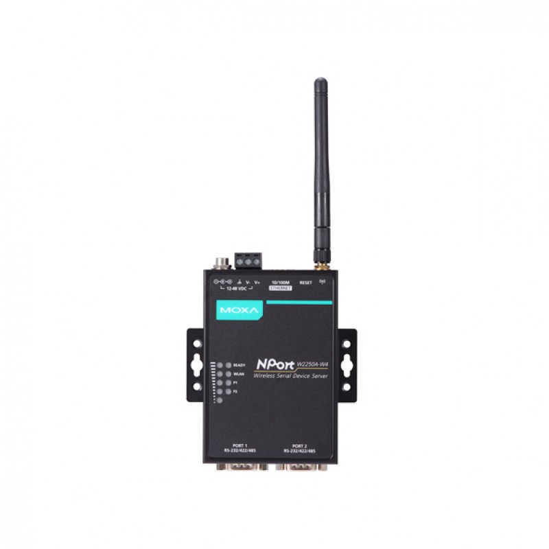 MOXA NPort W2250A-W4-EU Serial to Wireless Device Server
