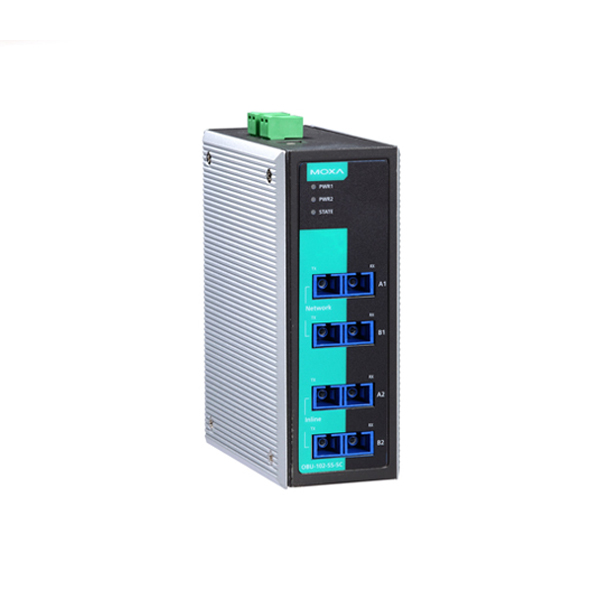 MOXA OBU-102-SS-SC Optical Fiber Bypass Unit