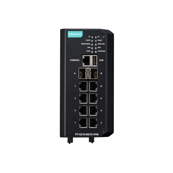 MOXA PT-G510-8GTX-PHR-HV Managed Ethernet Switch