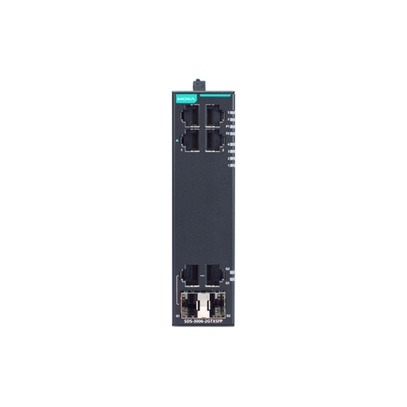 MOXA SDS-3006-2GTXSFP-T Smart Ethernet Switch