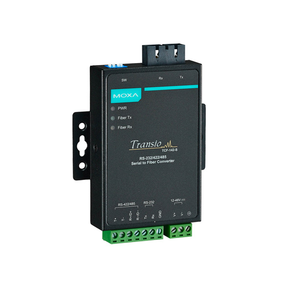MOXA TCF-142-M-SC-T Serial to Fiber Converter