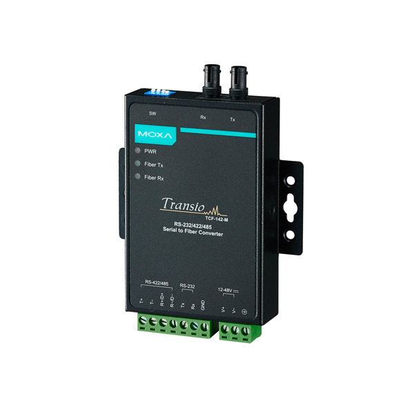 MOXA TCF-142-M-ST-T Serial to Fiber Converter
