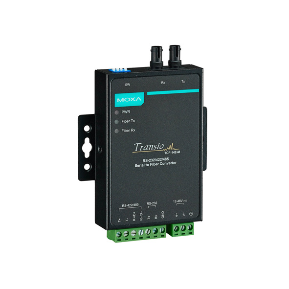 MOXA TCF-142-M-ST-T Serial to Fiber Converter