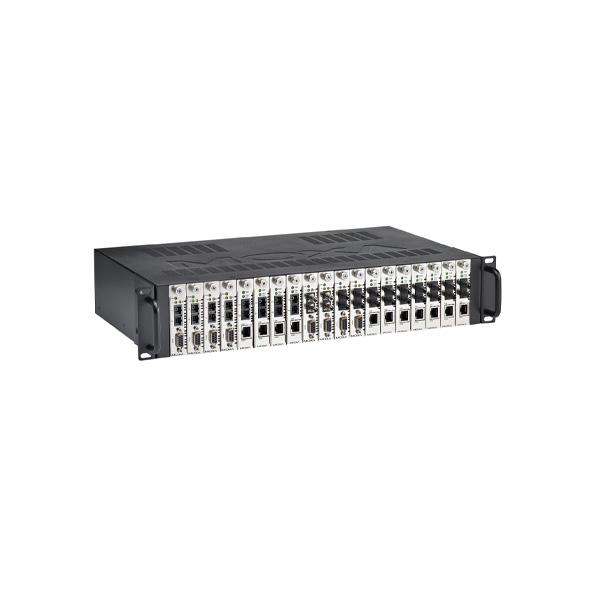 MOXA TRC-190-DC-48 19-inch Rackmount Chassis For Media Converter