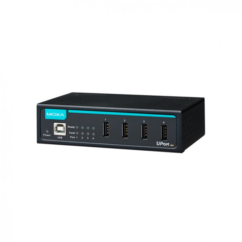 MOXA UPort 404-T w/o Adapter 4-Port Industrial USB Hub