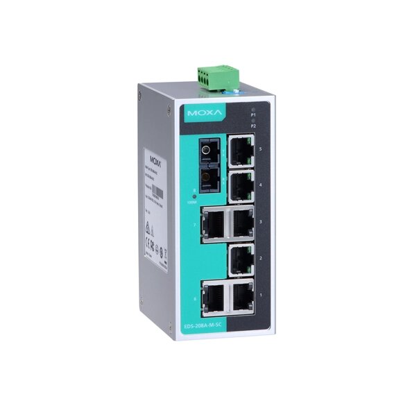 MOXA EDS-208A-S-SC Unmanaged Ethernet Switches