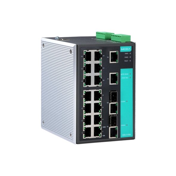MOXA EDS-518A-T Managed Ethernet Switches