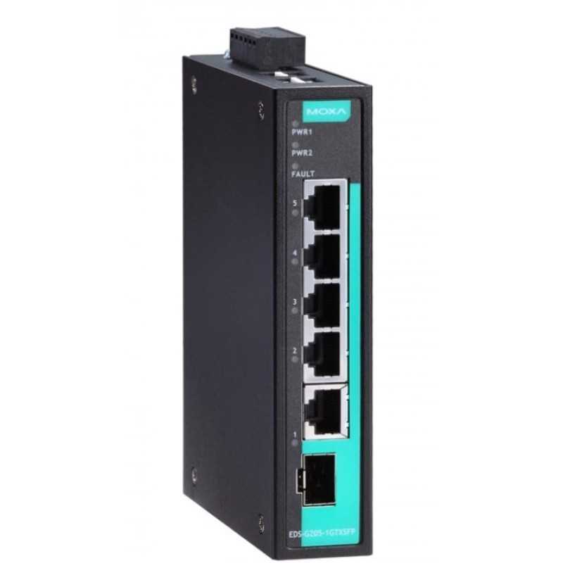 MOXA  EDS-G205-1GTXSFP-T Unmanaged Ethernet Switches