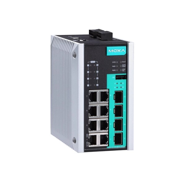MOXA EDS-G512E-8PoE-4GSFP-T Managed Ethernet Switches