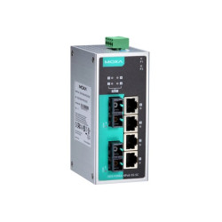 MOXA EDS-P206A-4PoE-SS-SC-T Unmanaged Ethernet Switches