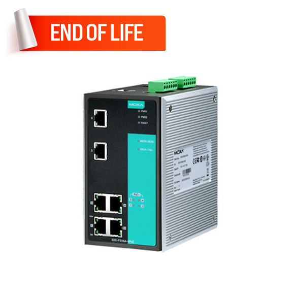MOXA EDS-P506A-4PoE Managed Ethernet Switches