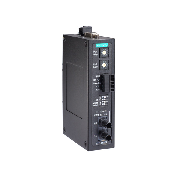 MOXA ICF-1150I-M-SC-T Serial to Fiber Converter
