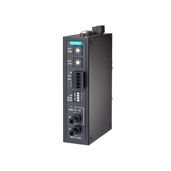 MOXA ICF-1150I-M-ST Serial to Fiber Converter